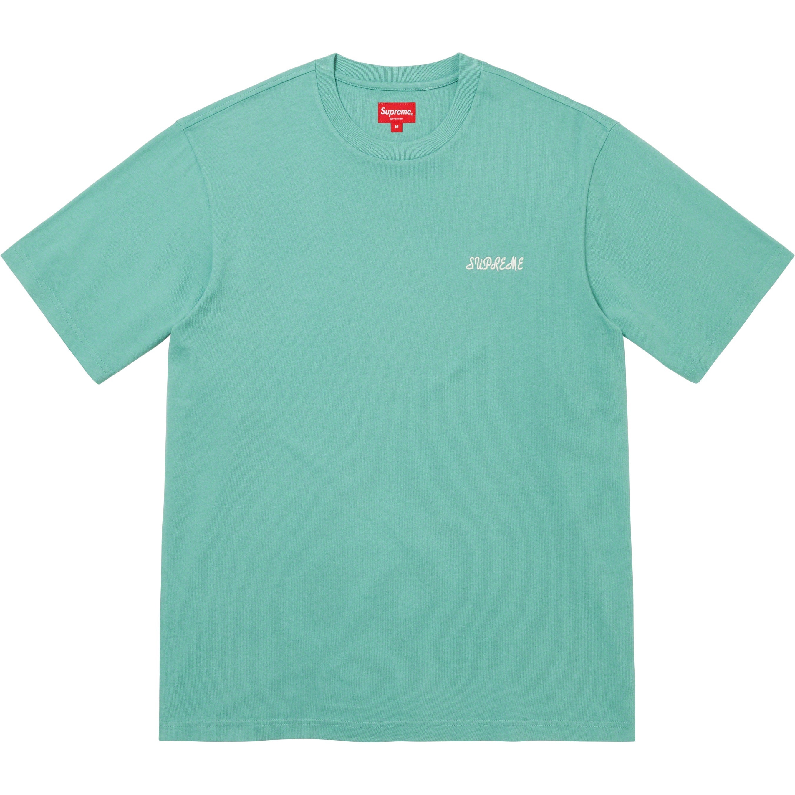 Washed Script S/S Top view 9